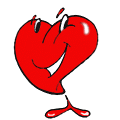 Gif animé coeur qui tourne